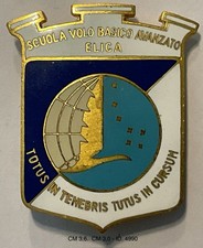 AERONAUTICA MILITARE SCUOLA VOLO BASICO AVANZATO ELICA DISTINTIVO PROD. JOHNSON