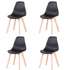 Set 4 Sedia Design e Gambe in