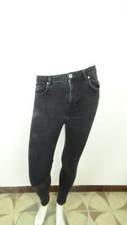 ZARA PANTALONE JEANS ALTA VITA  NERO I TAG SIZE 40