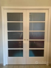 Porta scrigno doppia legno e vetro Garofoli  Sublimia con telaio