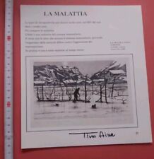 Tino Aime Autografo Originale Su Ritaglio Signed Pittore Firmato