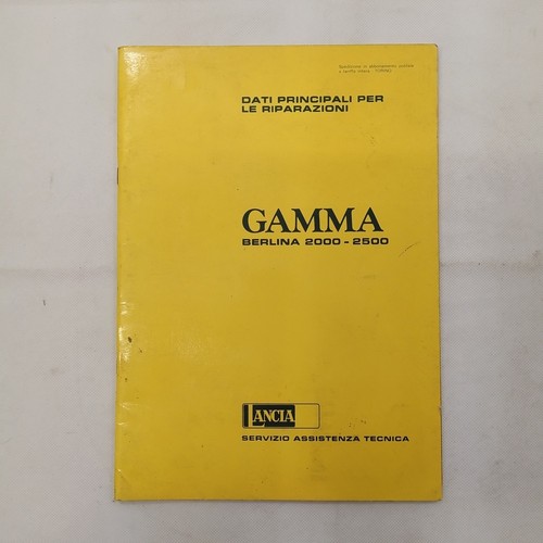 Manuale gamma dati - gamma,