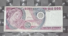100000 Lire Botticelli Decreto