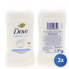 3x Dove Deodorante Stick 50