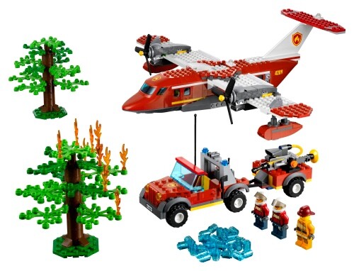 Lego city 4209 fire - fire, plane