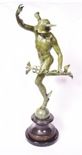 Statua Mercurio Volante Bronzo