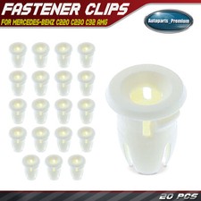 20Pcs 9mm Nylon Molding Clip