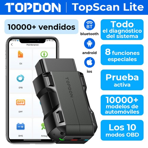 Topdon topscan obd2 car test - topscan,