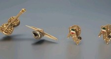 Lotto spille vintage - vintage, oro