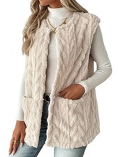 Gilet donna peluche