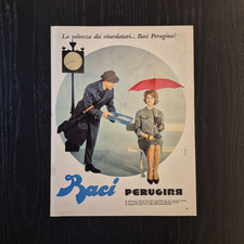 1960 Baci Perugina - Original AD Advertising 26x33 Pubblicità Vintage