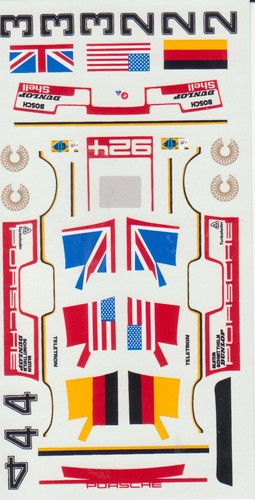 Decal porsche 924 lm - 1/43,