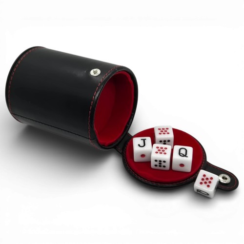Tazza foderata feltro rosso - in,
