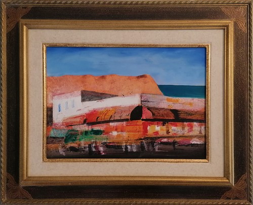 Sharm skeich dipinto olio - sharm,