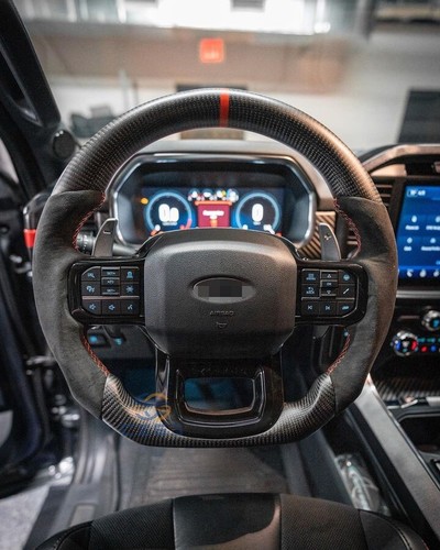 Volante vera pelle fibra di - volante,