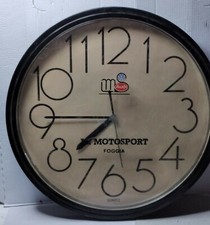 OROLOGIO DA PARETE PUBBLICITARIO EPOCA ANNI 80 AUDI E WW