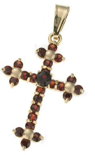 Croce gioiello oro pendente - croce,