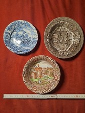 Piatti Inglesi. lotto di 3 piattini inglesi