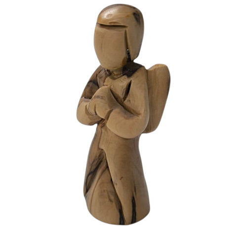 Statuina angelo legno di - statuina,