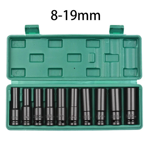 Piece drive metric - 10-piece, 1/2"
