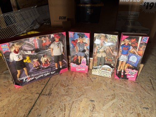 Barbie disney lotto bambole - disney, 4