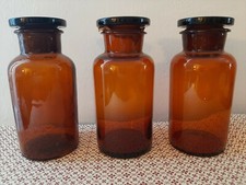 LOTTO 3 Bottiglia Flacone da farmacia in vetro antica vintage inizio '900