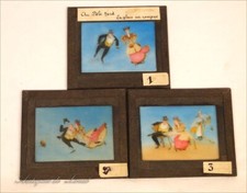 Pannelli Di Vetro Lanterne Magiche Umorismo Scena Galante 19E