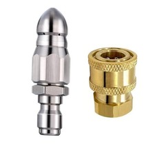 2pz Ugello getto fognario 5000 PSI tubo di scarico alta pressione per idropulitr
