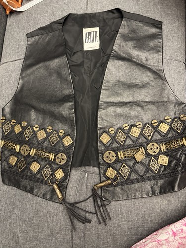 Legatte gilet donna vera pelle - gilet,