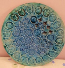 Piatto In Terra Cotta  Dipinto