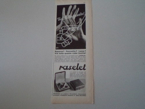 Advertising pubblicità 1939 - pubblicità,