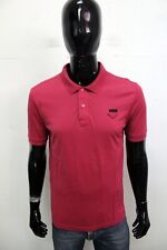 Prada Polo Taglia L Uomo T-Shirt Maglietta Maglia Rosa Cotone Logo Man Italia