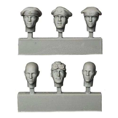 Ww2 soldatino 6 teste - 1/35,