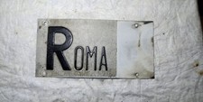 Targa auto epoca vintage - targa,