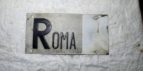 Targa auto epoca vintage - targa,