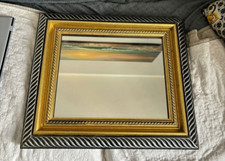 Baroque Frame Mirror Gold Wood
