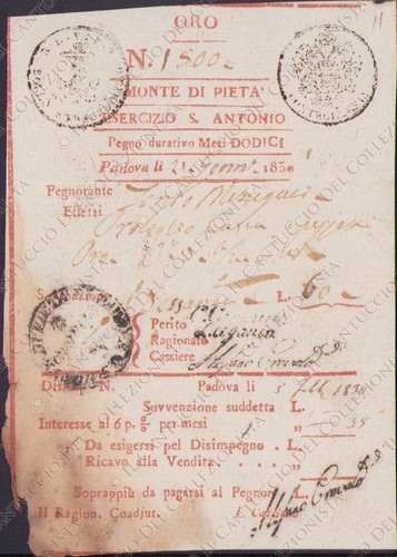 1830 padova monte - 1830, pietà