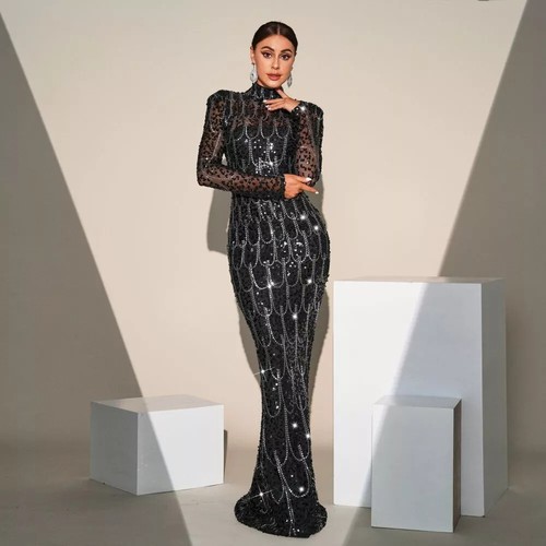 Vestito abito elegante lungo - vestito,