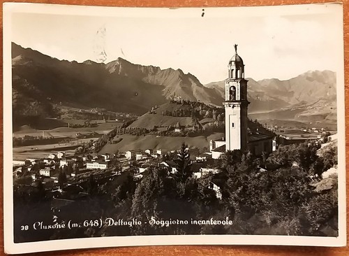 Clusone veduta - (bergamo)., veduta.