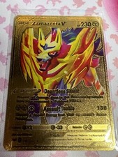 Carta Pokèmon FAN-ART: Zamazenta V [Basic] - GOLD CARD