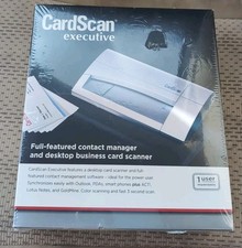 CardScan Executive 800c V8 scanner pass-through biglietti da visita PC Mac scansione SIGILLATA