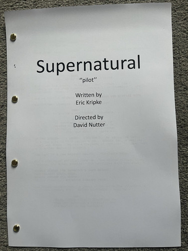 Supernatural pilot script - supernatural,