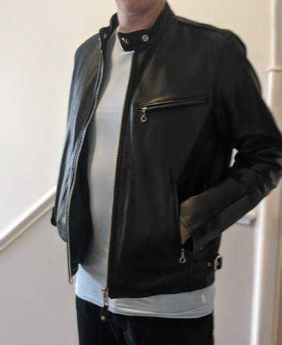 Giacca pelle schott - giacca, racer
