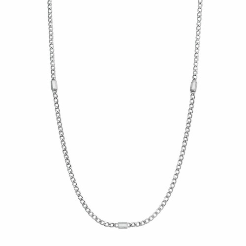 Collana uomo acciaio - da, a