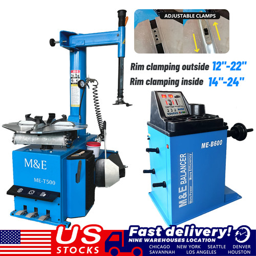 Tire changer machine wheel - tire,