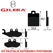 KIT PASTIGLIE FRENO ANTERIORI