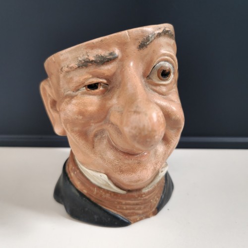 Ancien pot tabac barbotine - a,