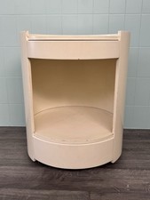 Carrello Bar Anni 70 Tavolino Tondo Con Rotelle Contenitore Vintage Italiano