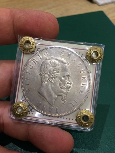 Regno lire 1871 eccezionale - regno, 5