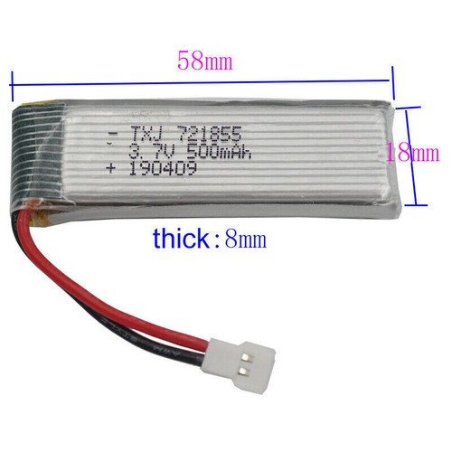 Batteria lipo 500 mah - 3,7,